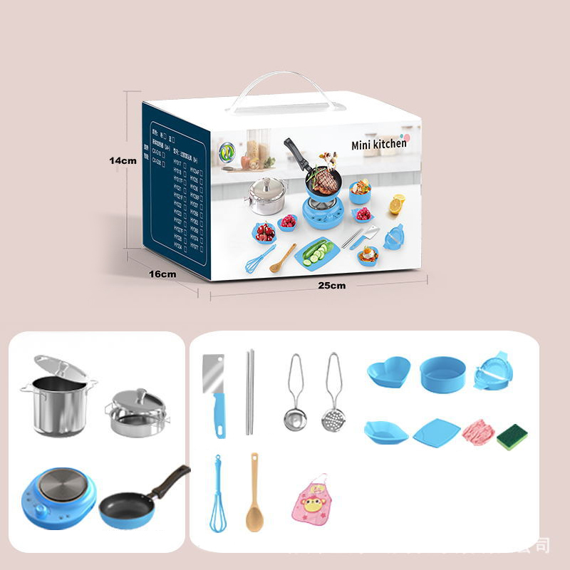 Children's Real Cooking Mini Kitchen Toys
