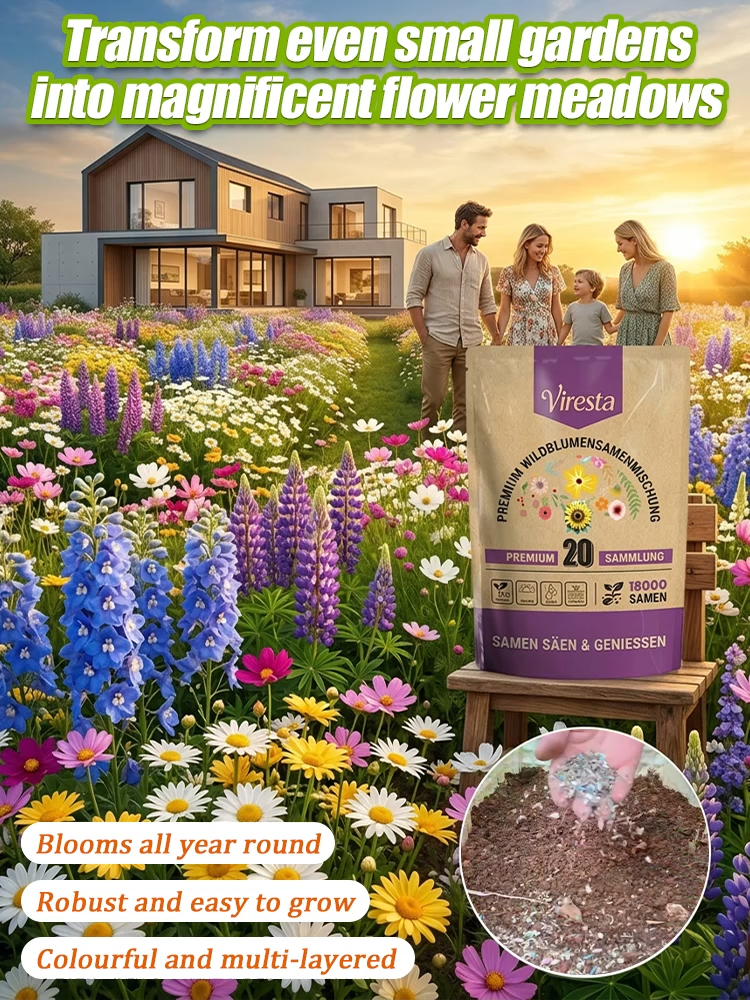 【Over 240,000 Purchased】Easy-to-Grow Mixed Flower Seeds