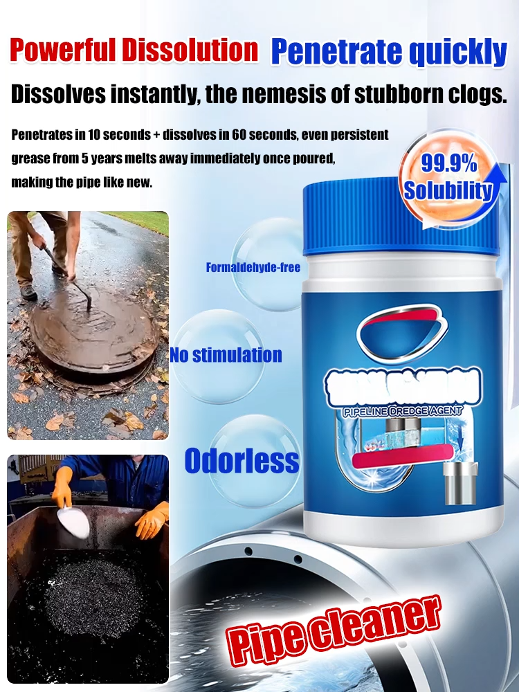 [99.9% Powerful Drain Cleaning Agent]