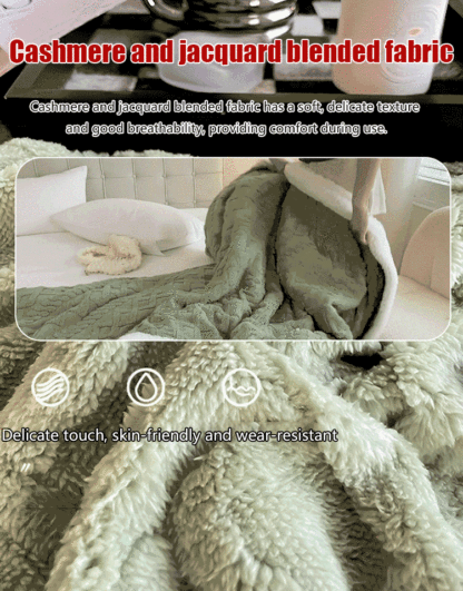 Popular jacquard taffeta blanket