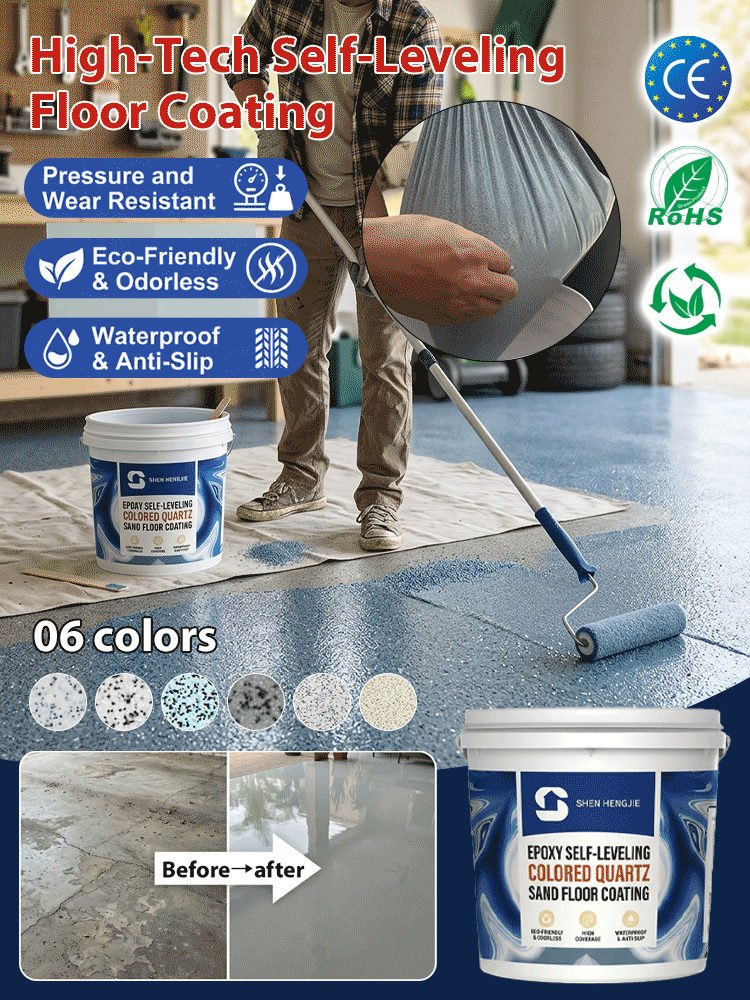 Wear-resistant Non-slip Self-leveling Oil-based Epoxy Floor Paint