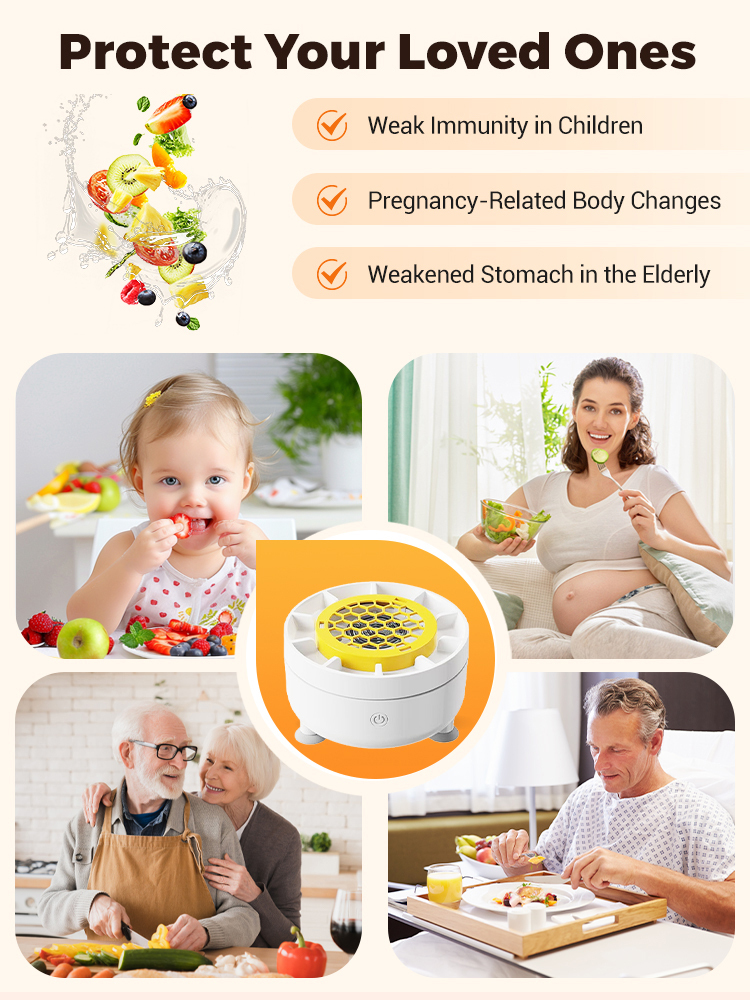 Pesticide Residue Removal Turbine Purification Fruit and Vegetable Washing Machine