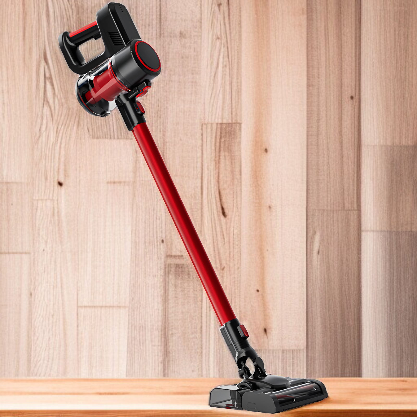 Portable cordless vacuum cleaner for allergy relief