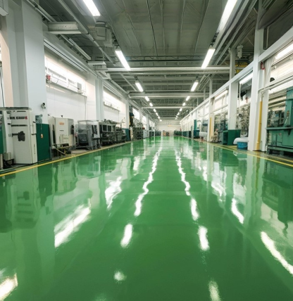 Imitation marble colored sand self-leveling floor paint