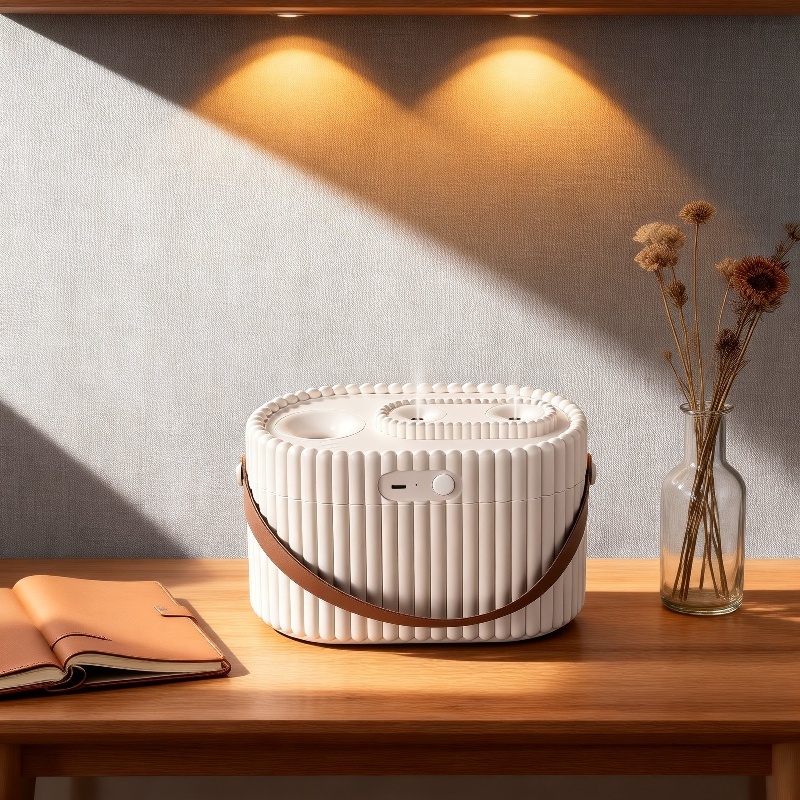 New 2L large capacity double spray humidifier office desktop home silent usb aromatherapy humidifier