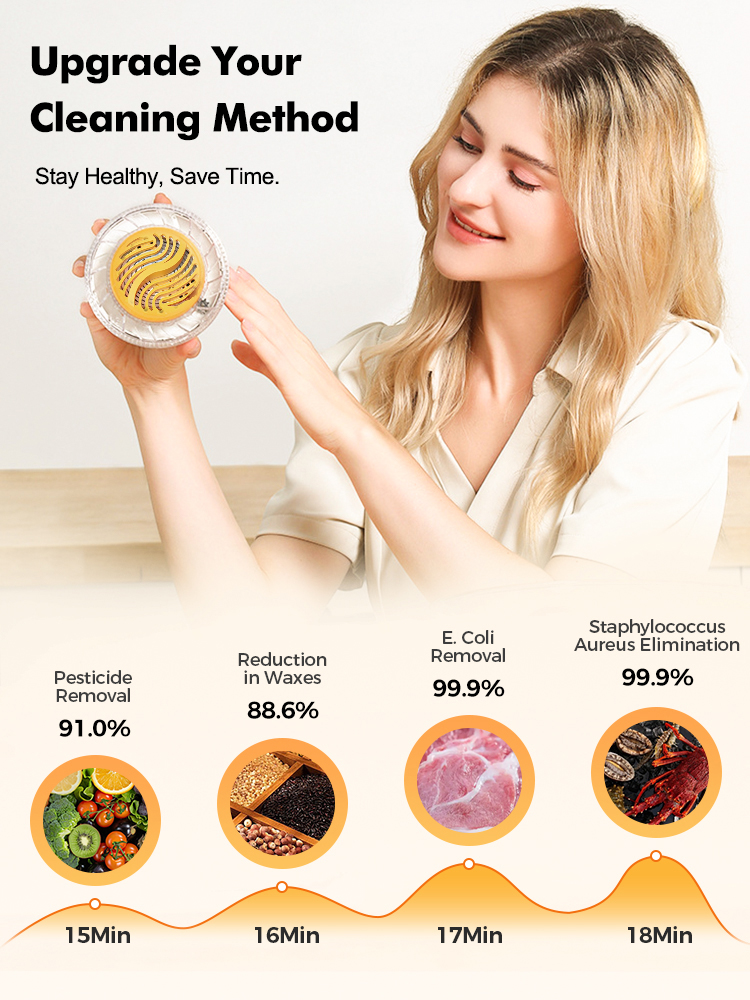 Pesticide Residue Removal Turbine Purification Fruit and Vegetable Washing Machine