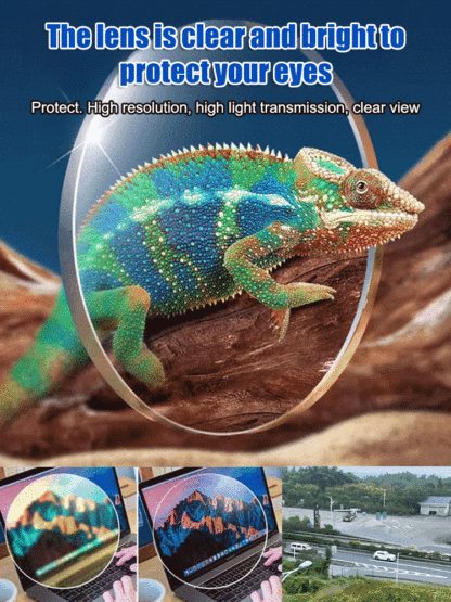 Smart zoom blue light protection HD reading glasses