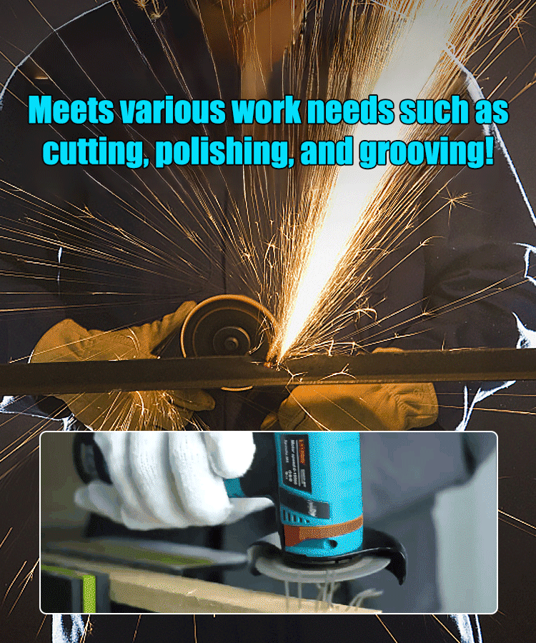 【Lithium battery polishing machine】Mini lithium battery angle grinder