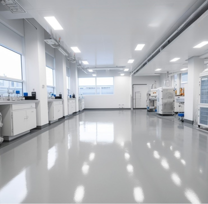 Imitation marble colored sand self-leveling floor paint