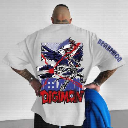 Unisex Anime Inspired Vintage T-Shirt | Digimon