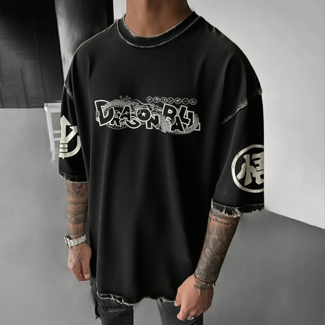 Unisex Anime Inspired Vintage T-Shirt丨Dragon Ball