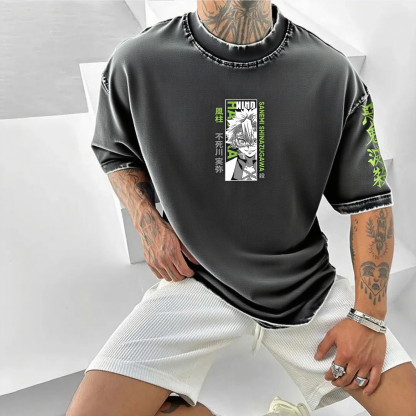 Unisex Anime Inspired Vintage T-Shirt丨Demon Slayer