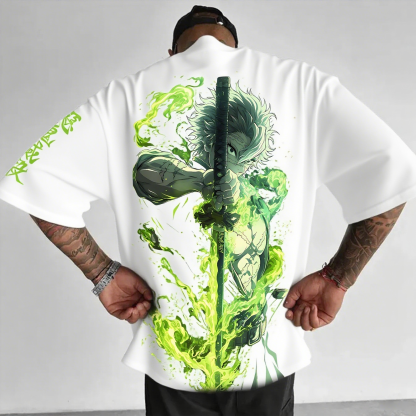 Unisex Anime Inspired Vintage T-Shirt丨Demon Slayer