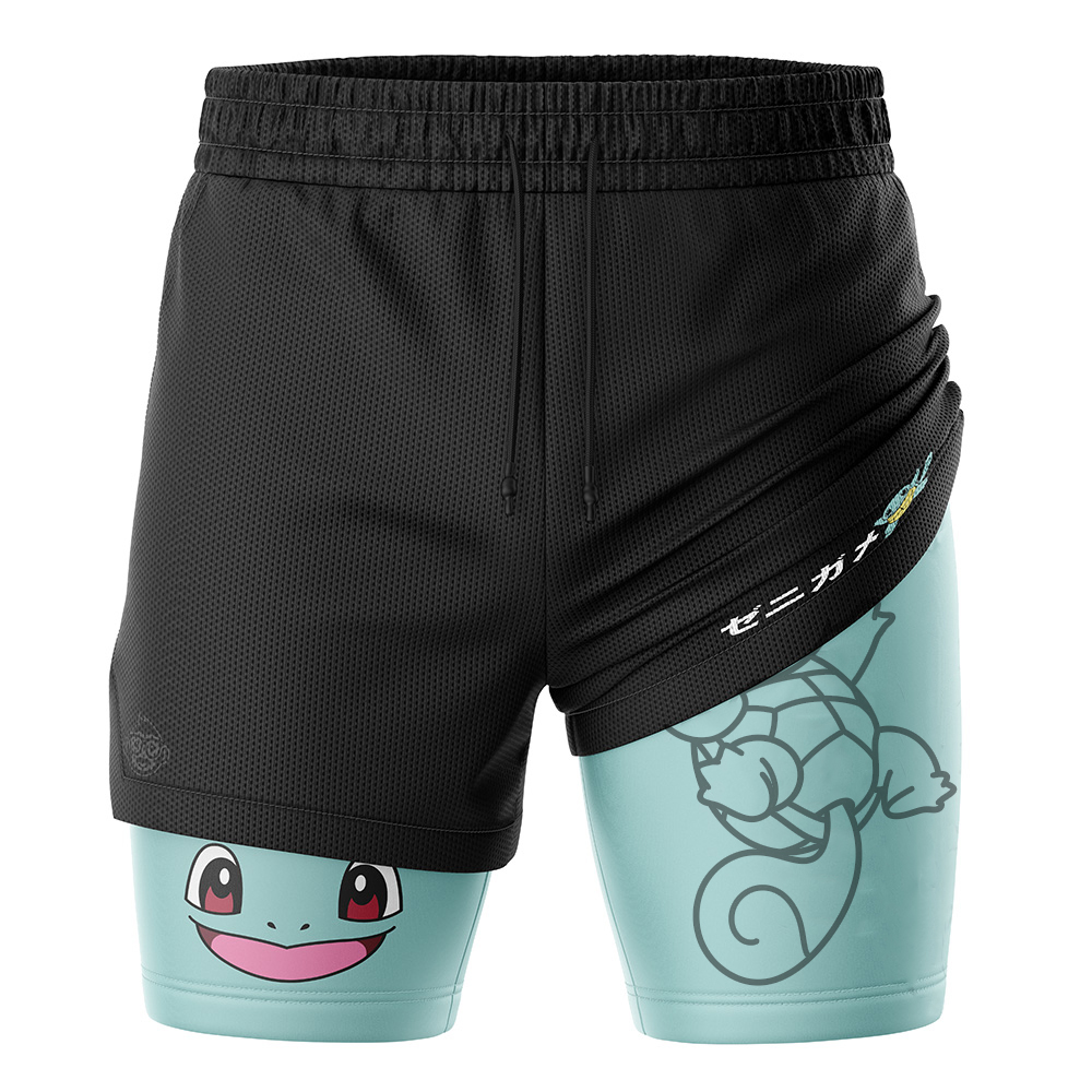 Squirtle V2 Pokemon 2-in-1 Performance Shorts