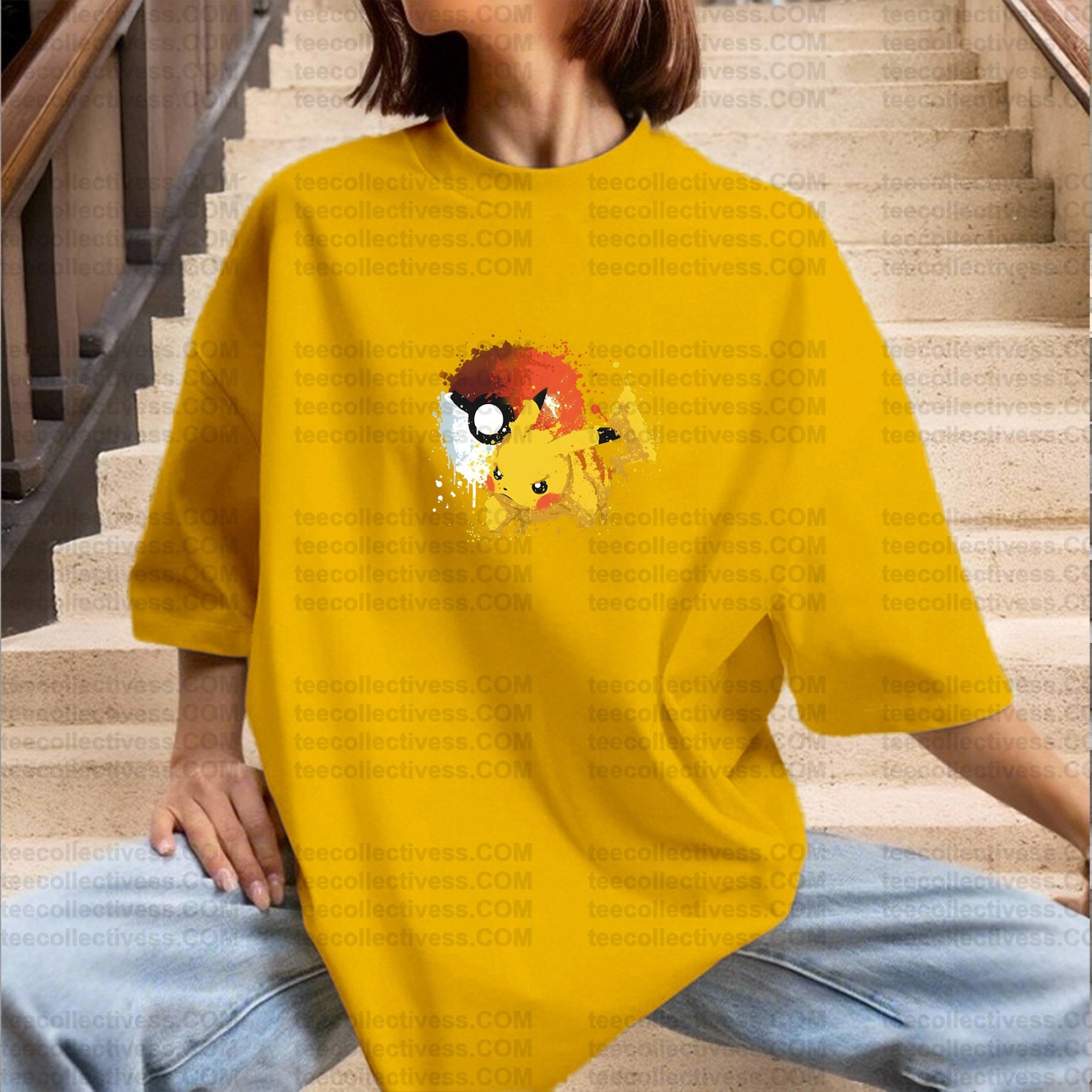 "Pokémon" Anime Inspired Vintage T-Shirt