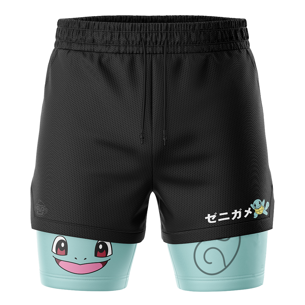 Squirtle V2 Pokemon 2-in-1 Performance Shorts