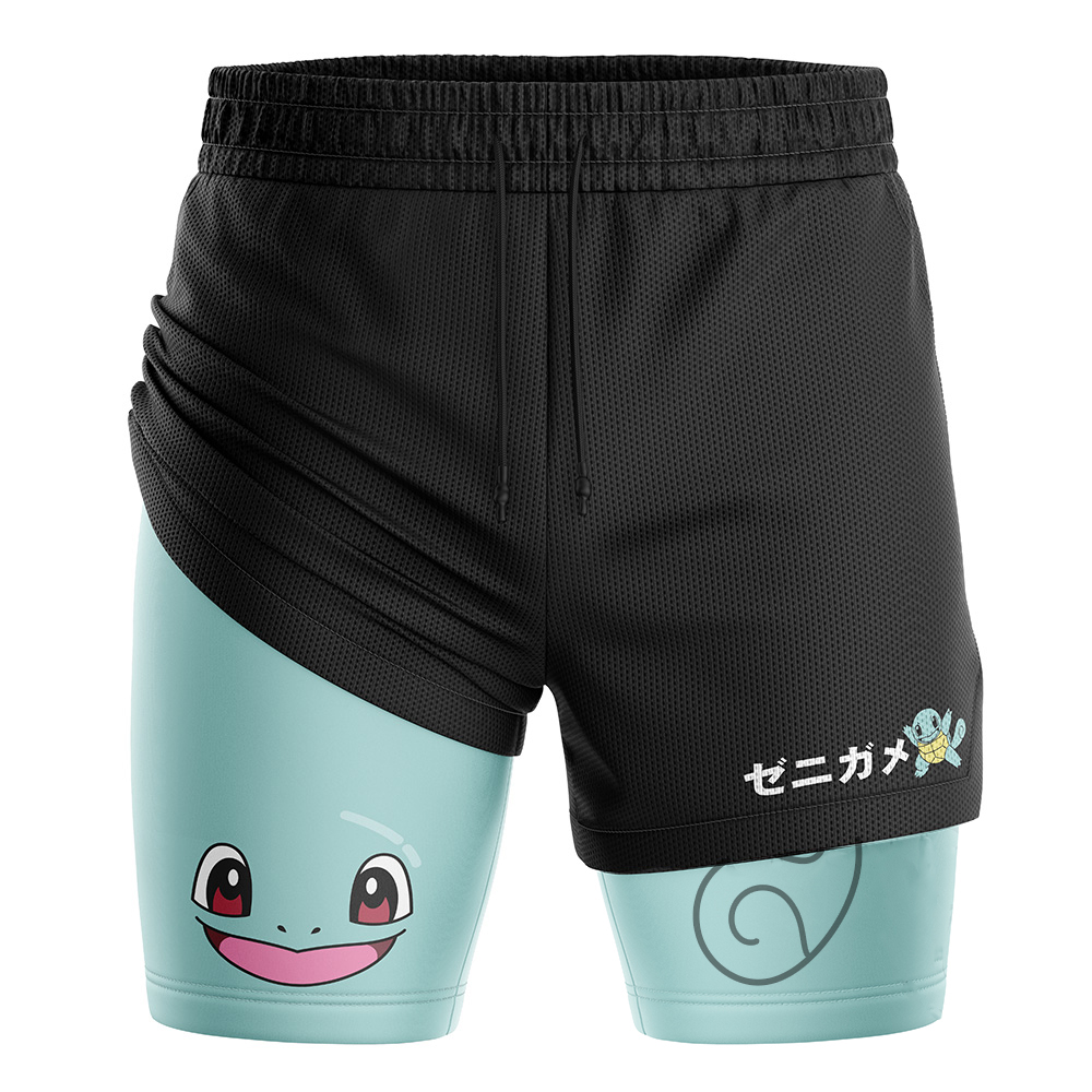 Squirtle V2 Pokemon 2-in-1 Performance Shorts