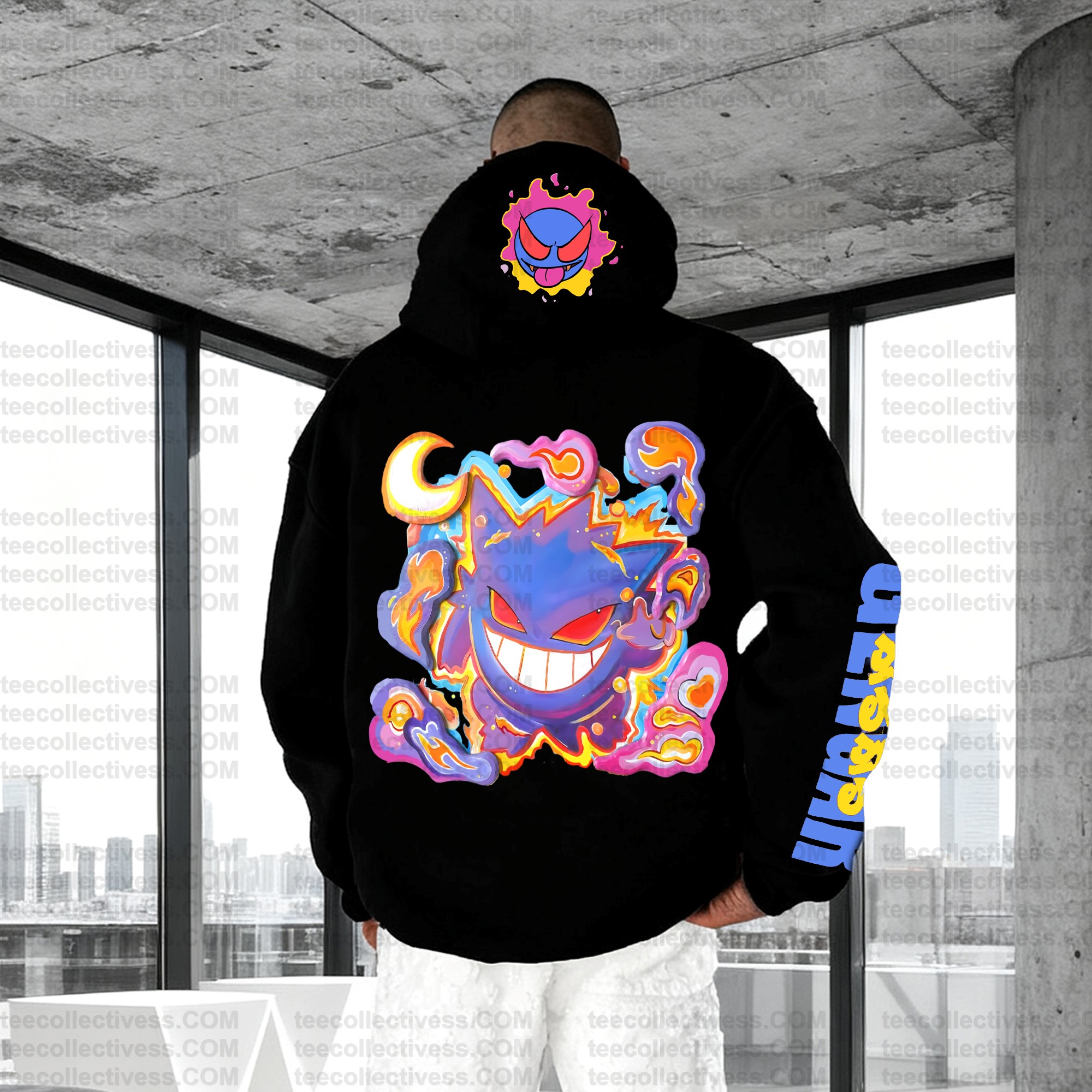 Plus Velvet Unisex Anime Graphic Streetwear Vintage Hoodie