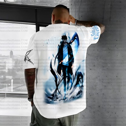 Unisex  " Solo Leveling " Anime Inspired Vintage T-Shirt