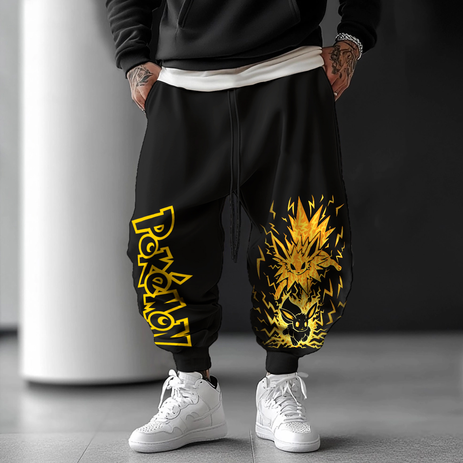Unisex Casual Anime Streetwear Pants