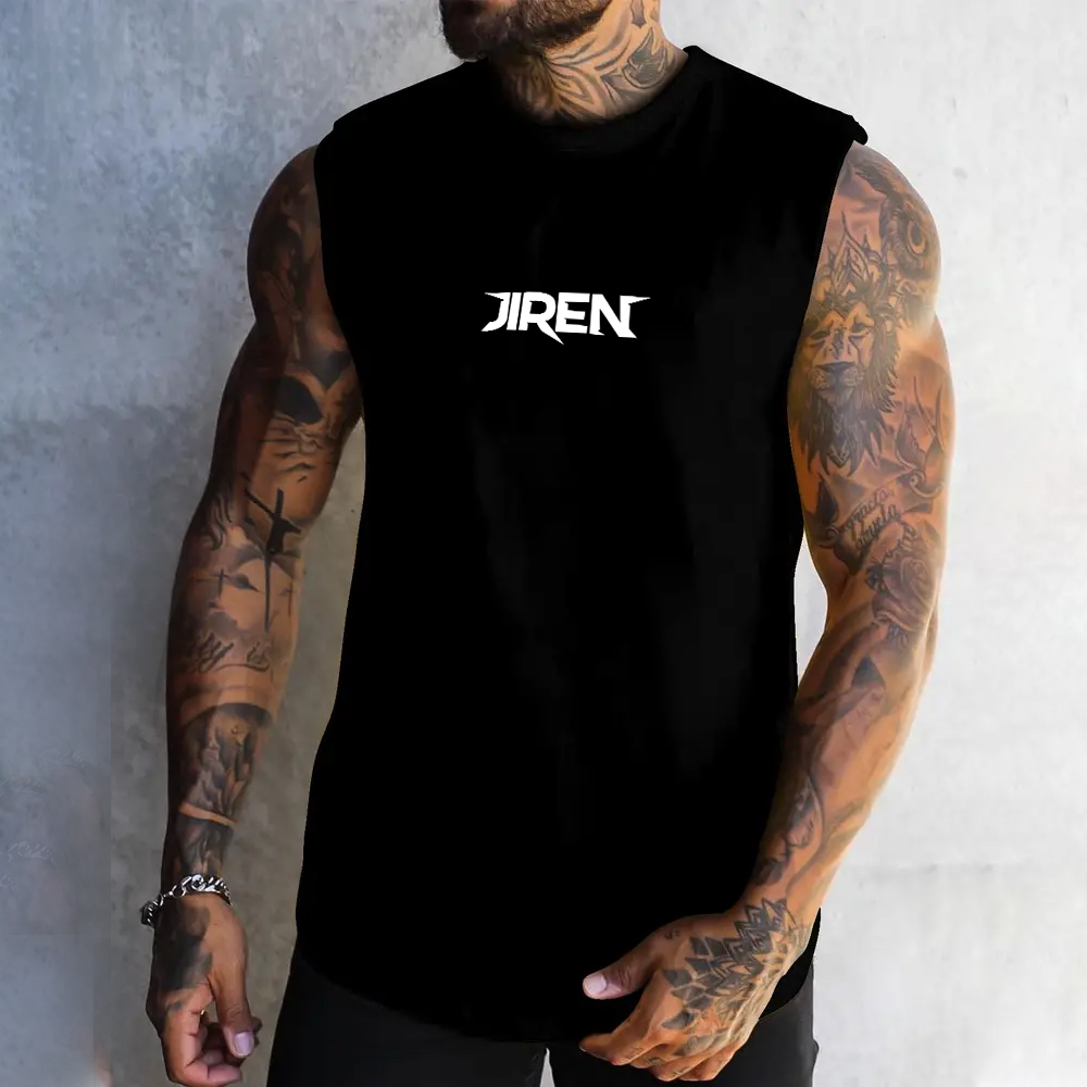 Casual Loose DB Printed Fitness Tank Top