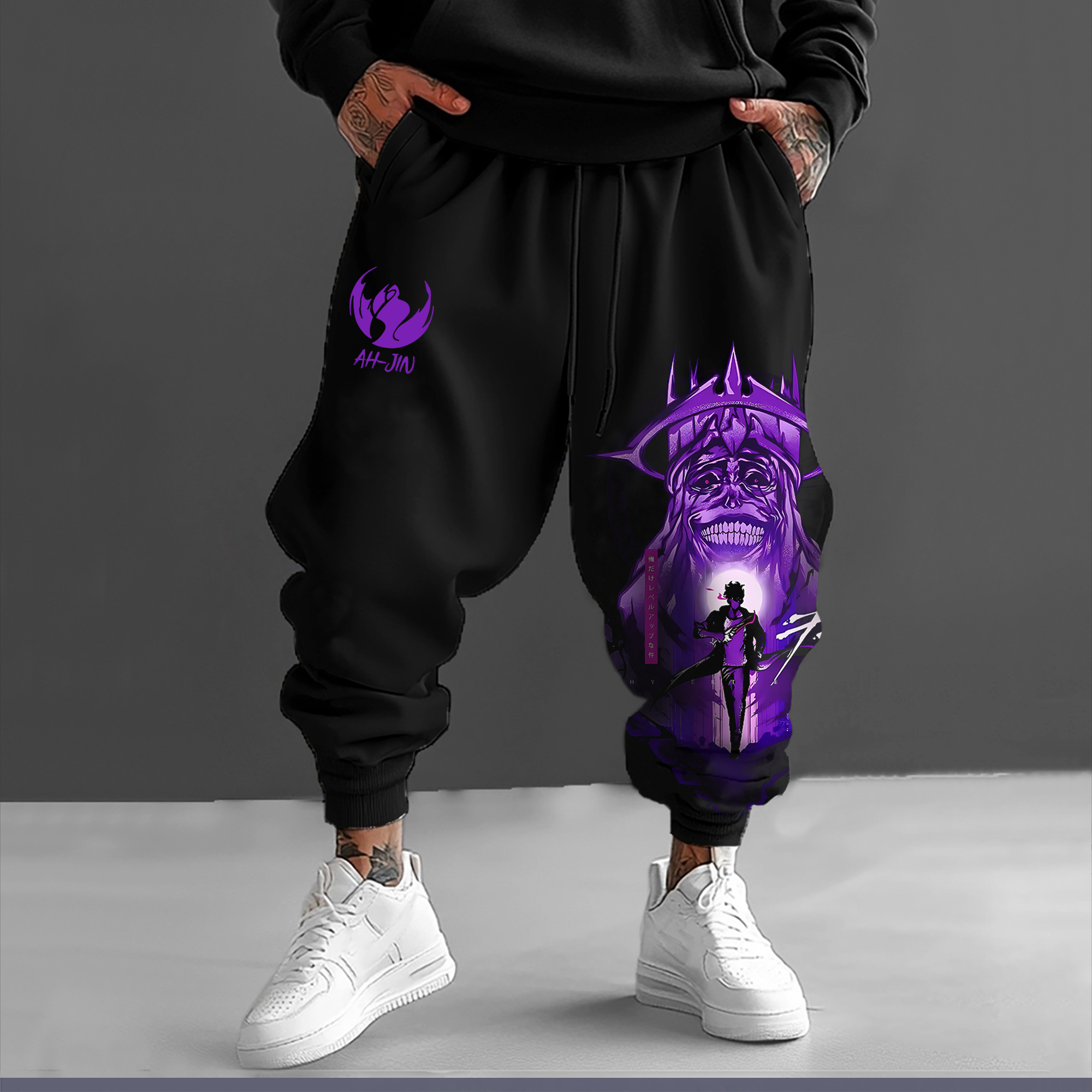 Unisex Casual Anime Streetwear Pants