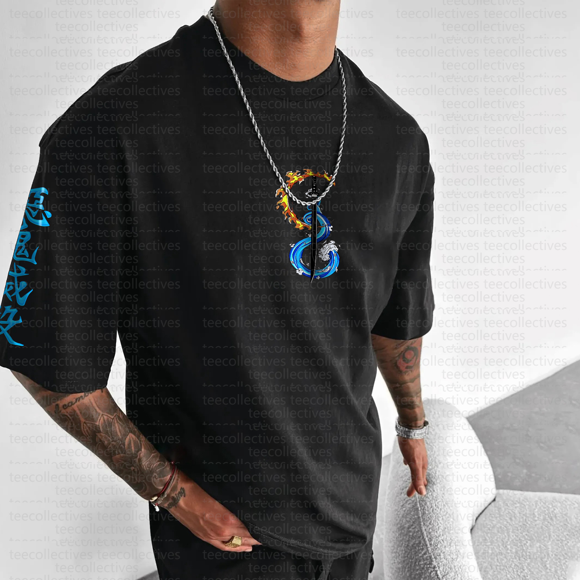 Unisex  "Demon slayer" Anime Inspired Vintage T-Shirt