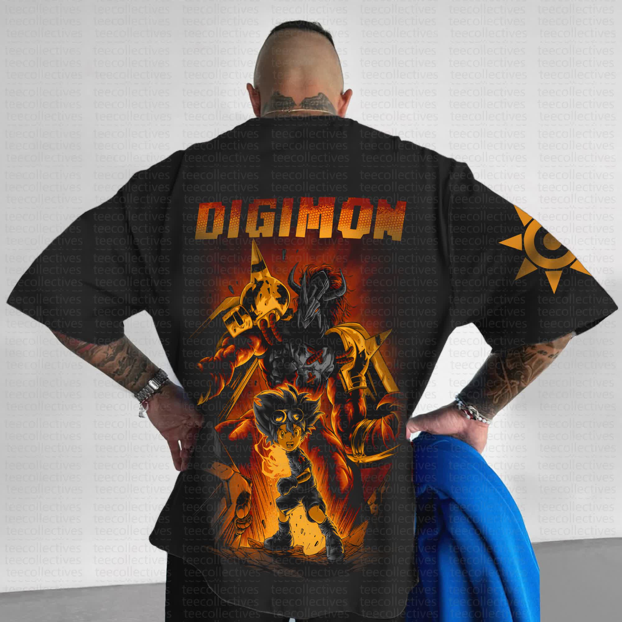 Unisex Anime Inspired Vintage T-Shirt丨Digimon