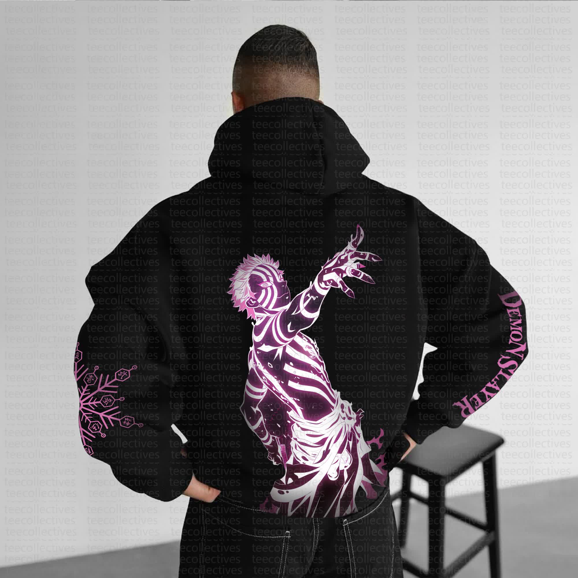 Unisex Anime Graphic Streetwear Vintage Hoodie丨Demon Slayer