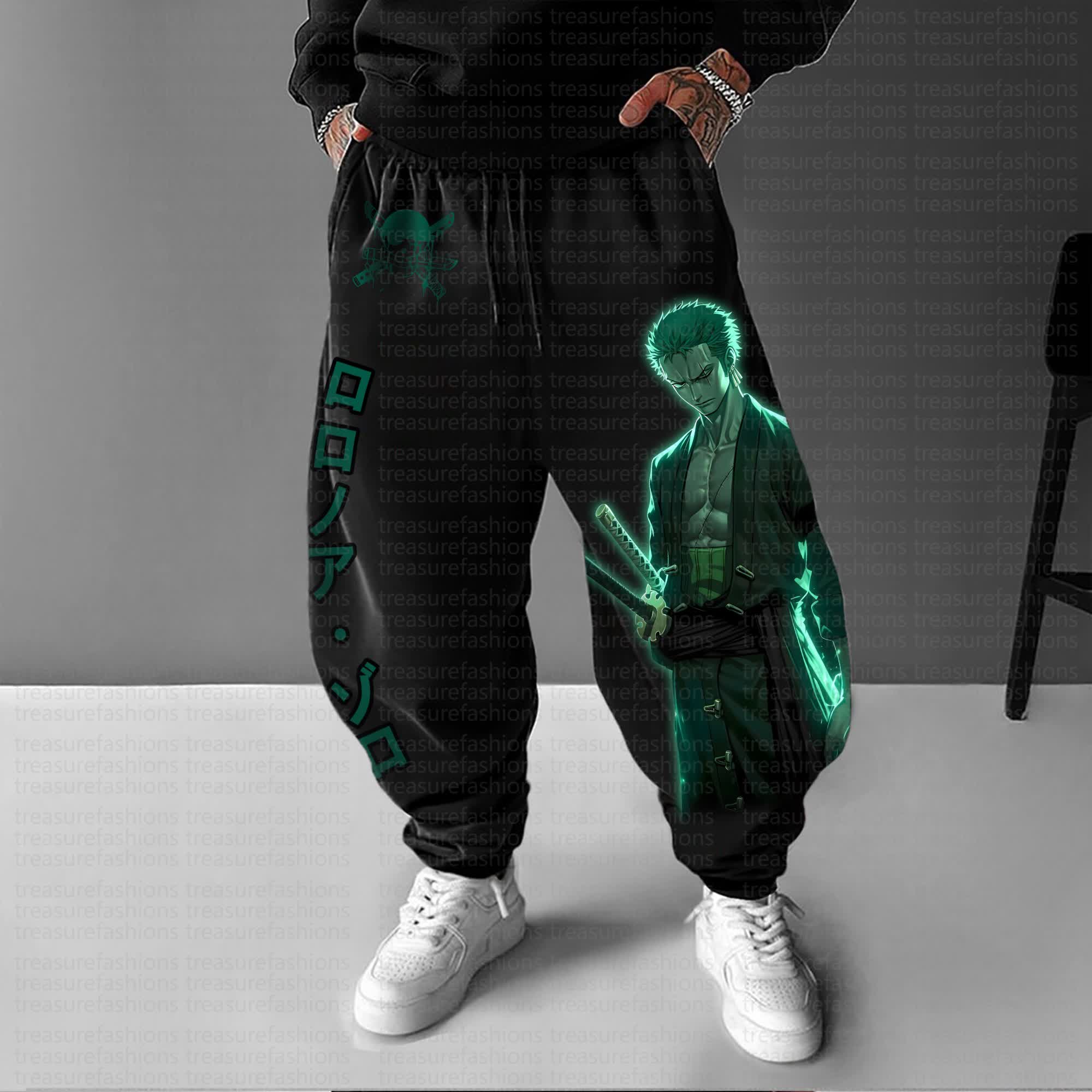 Unisex Anime Inspired Vintage Pants丨One Piece