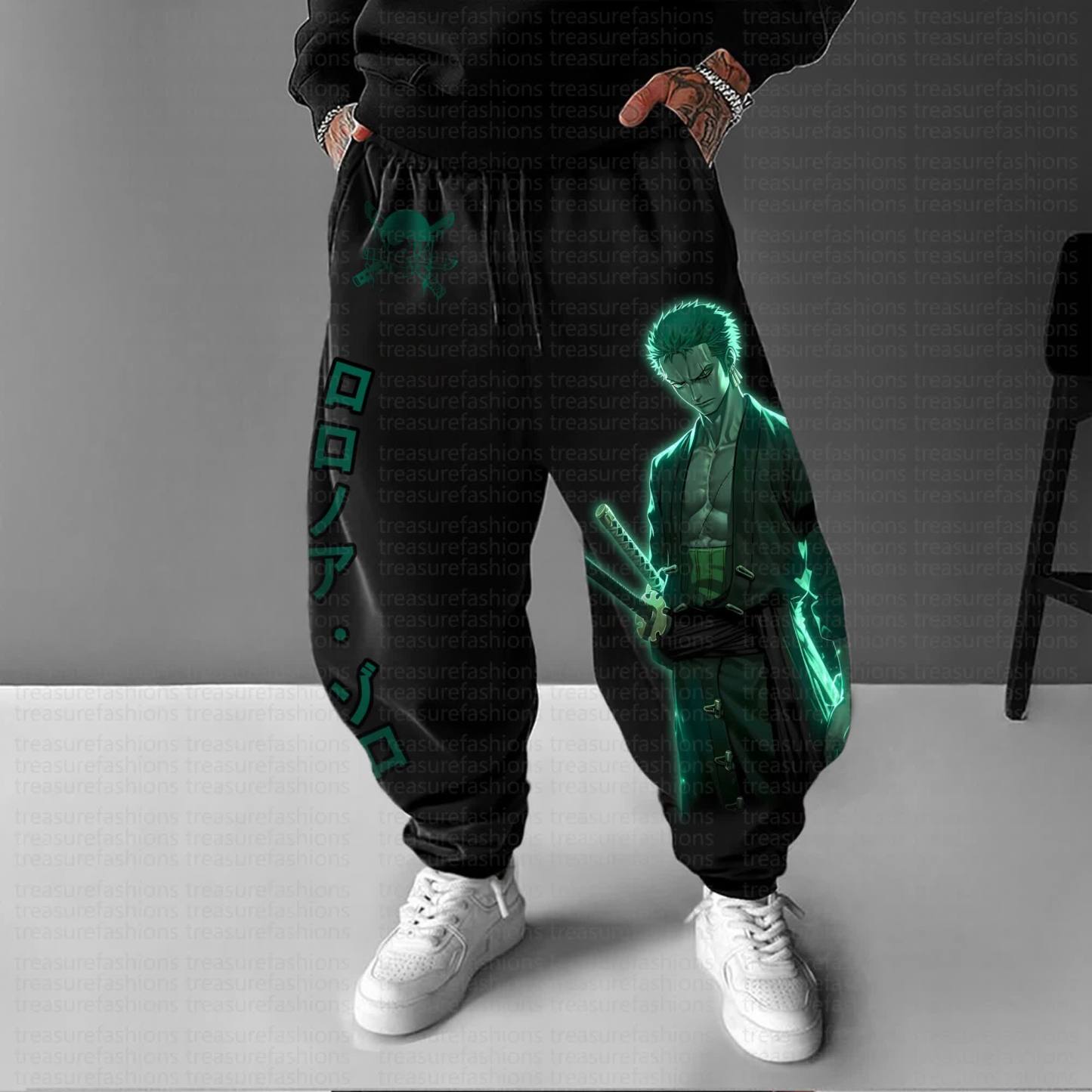 Unisex Anime Inspired Vintage Pants丨Demon Slayer X Pokémon