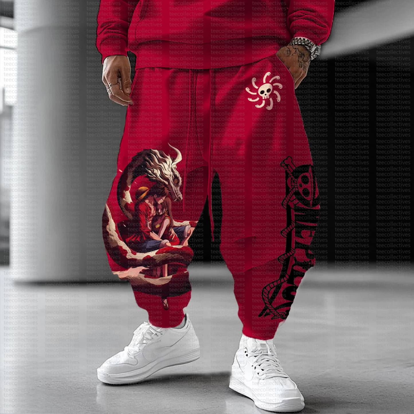 Unisex “One Piece”Anime Printed Gift Oversized Harem Pants