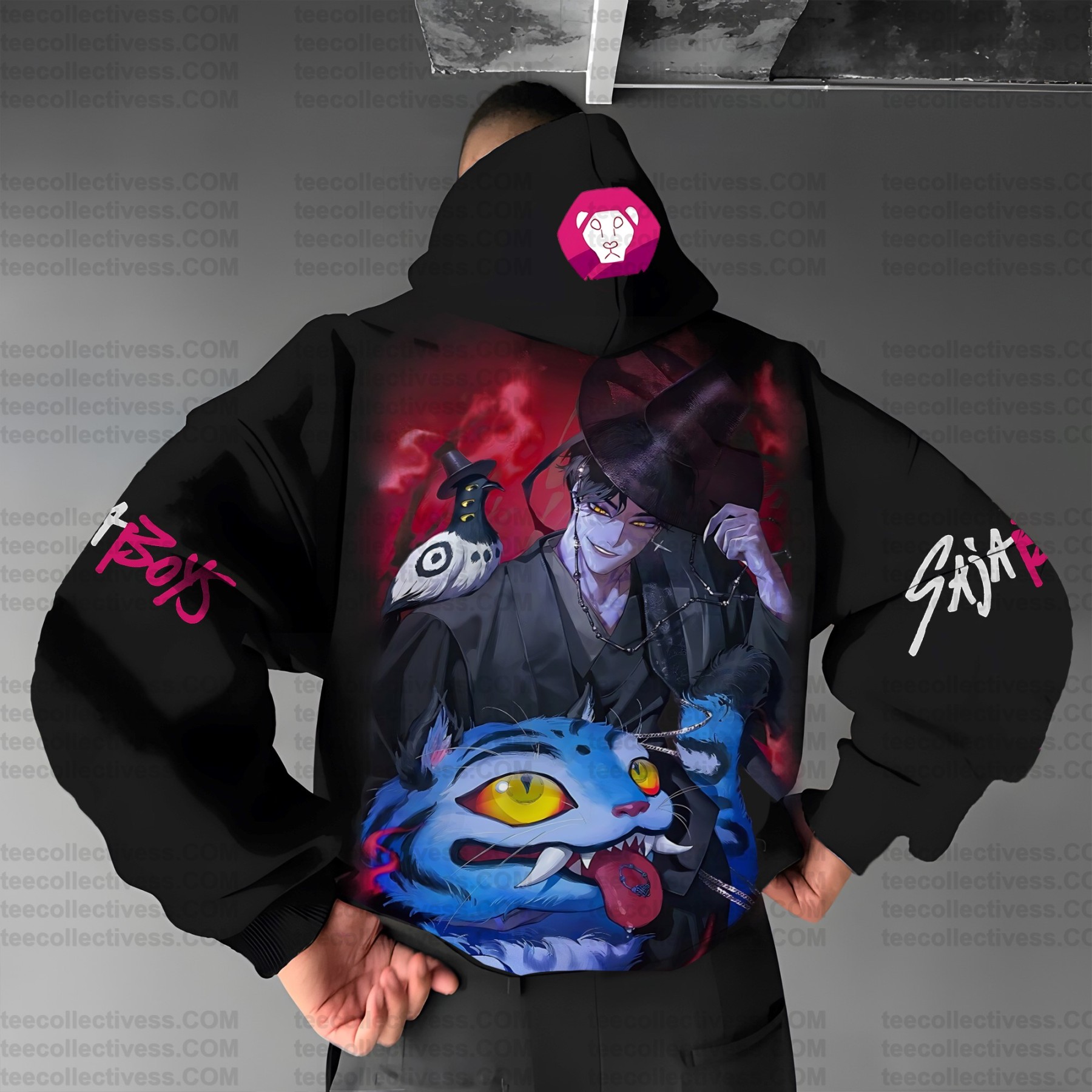 Unisex Anime Graphic Streetwear Vintage Hoodie丨Demon slayer