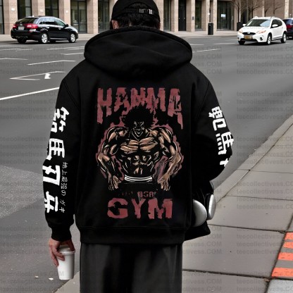 Unisex Graphic Streetwear Vintage Zipper Cardigan Plush Hoodie