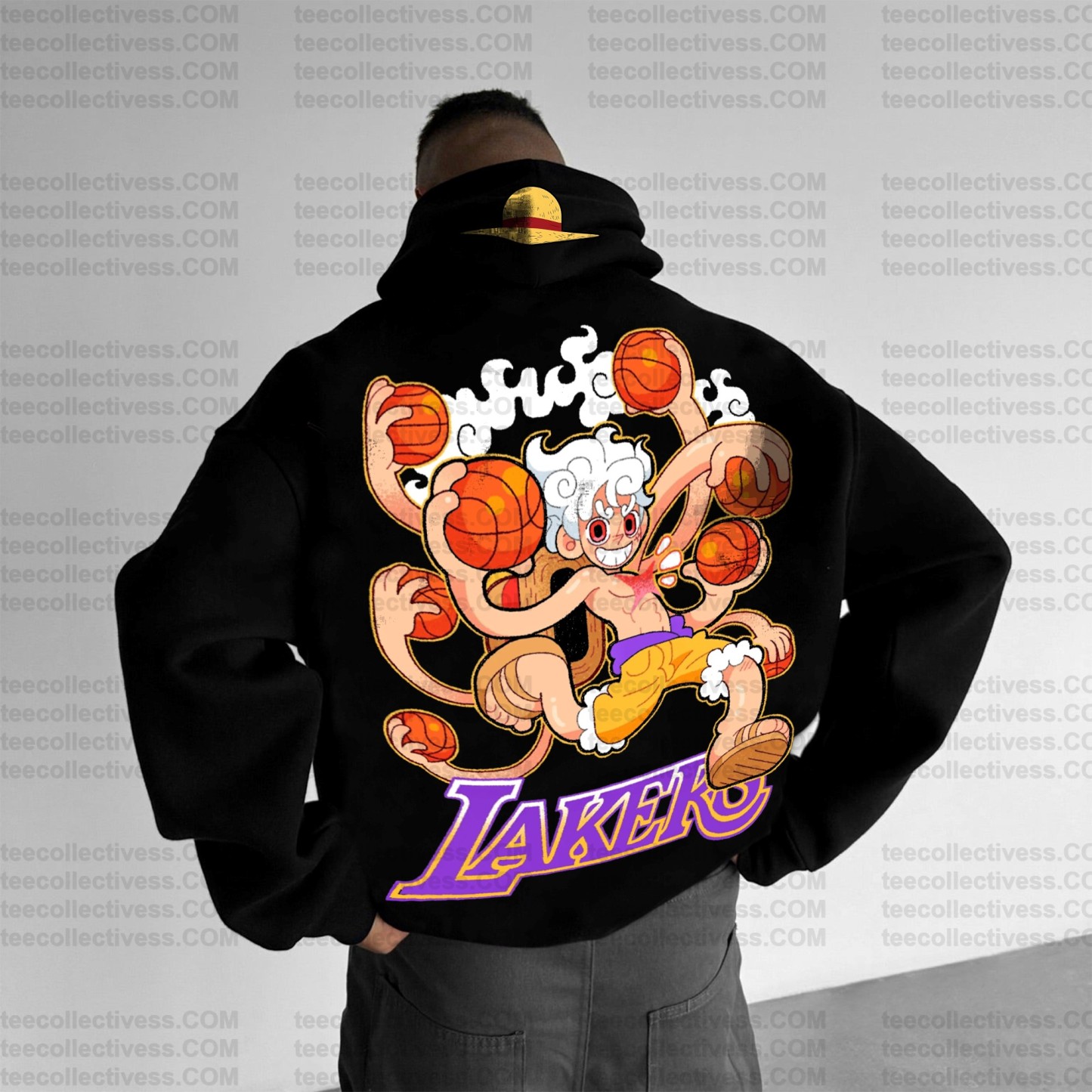 Unisex Anime Graphic Streetwear Vintage Hoodie