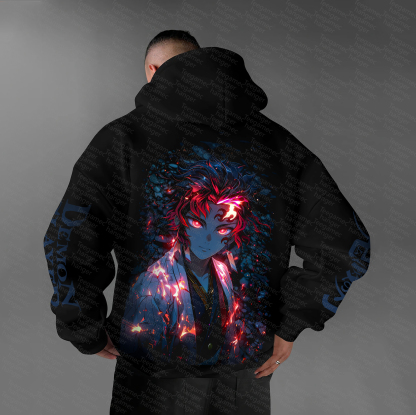 Unisex Anime Graphic Streetwear Vintage Hoodie