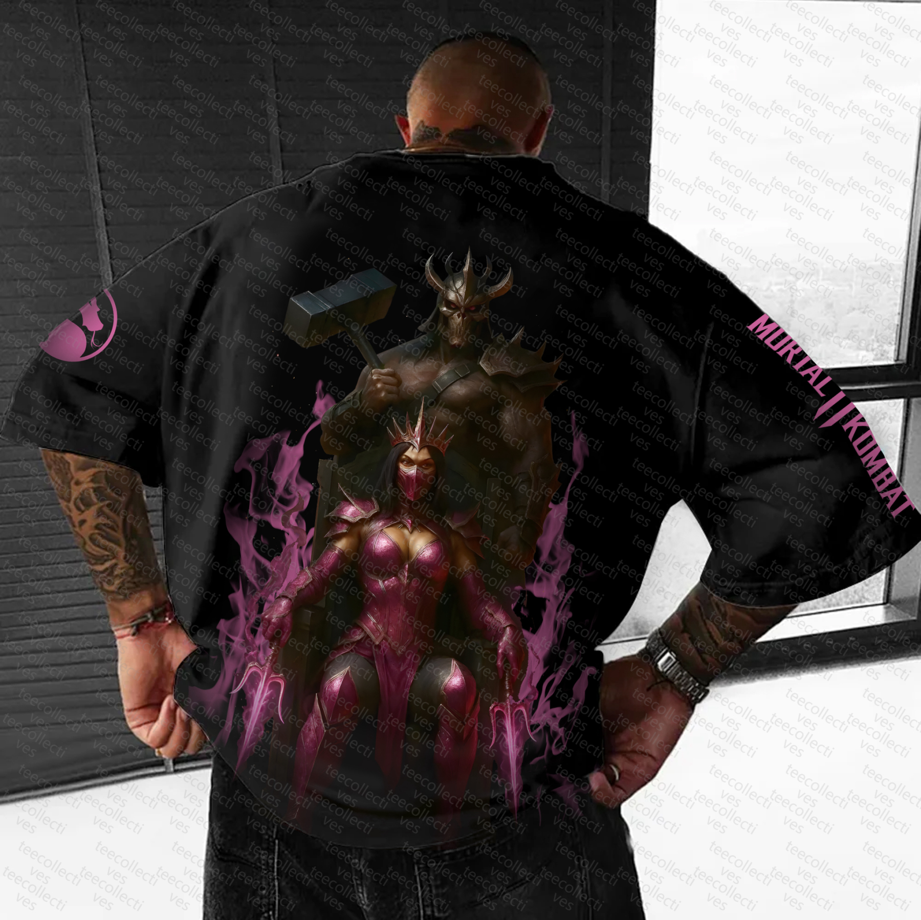 Unisex Mortal Kombat Inspired Vintage T-Shirt