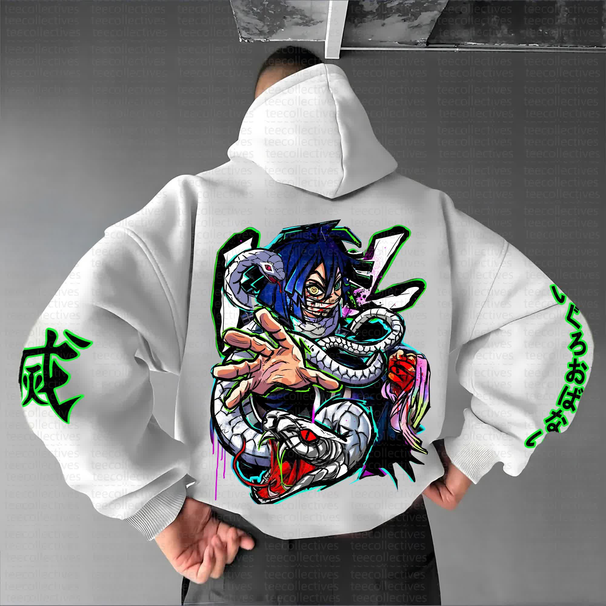 Unisex Anime Graphic Streetwear Vintage Hoodie丨Demon Slayer