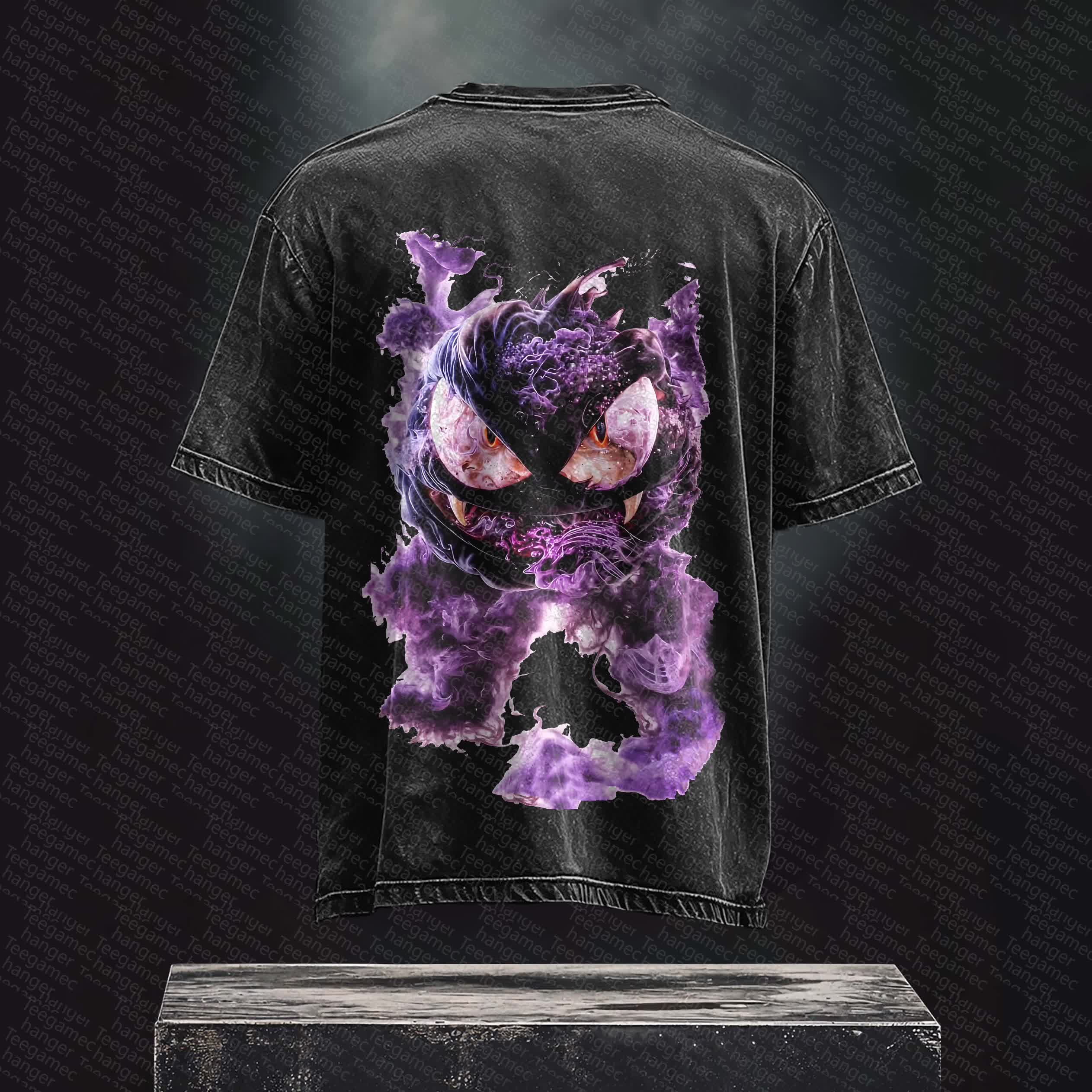 Unisex Anime Inspired Vintage Washed T-Shirt丨 Pokémon