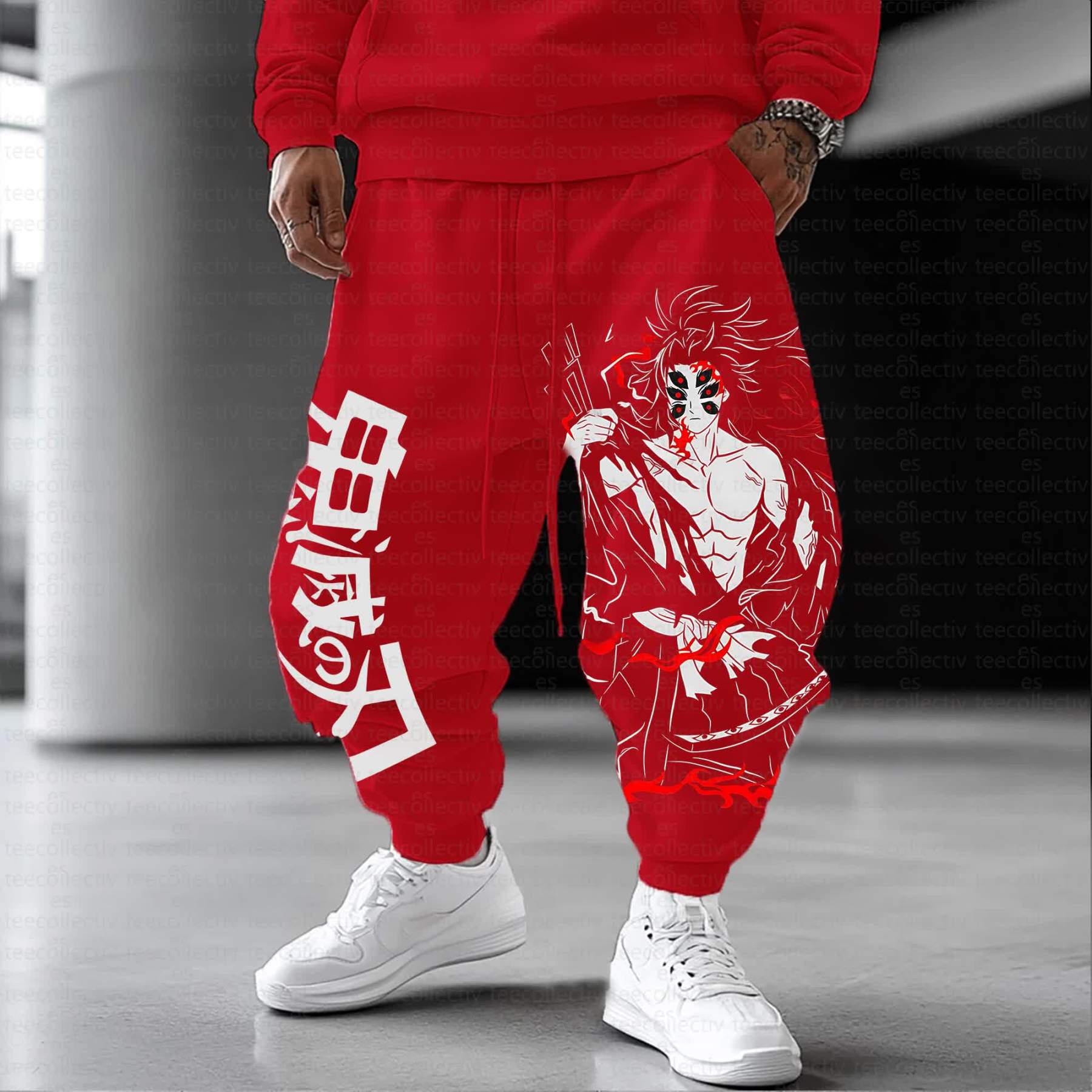 Unisex Anime Inspired Vintage Pants丨Demon Slayer X Pokémon