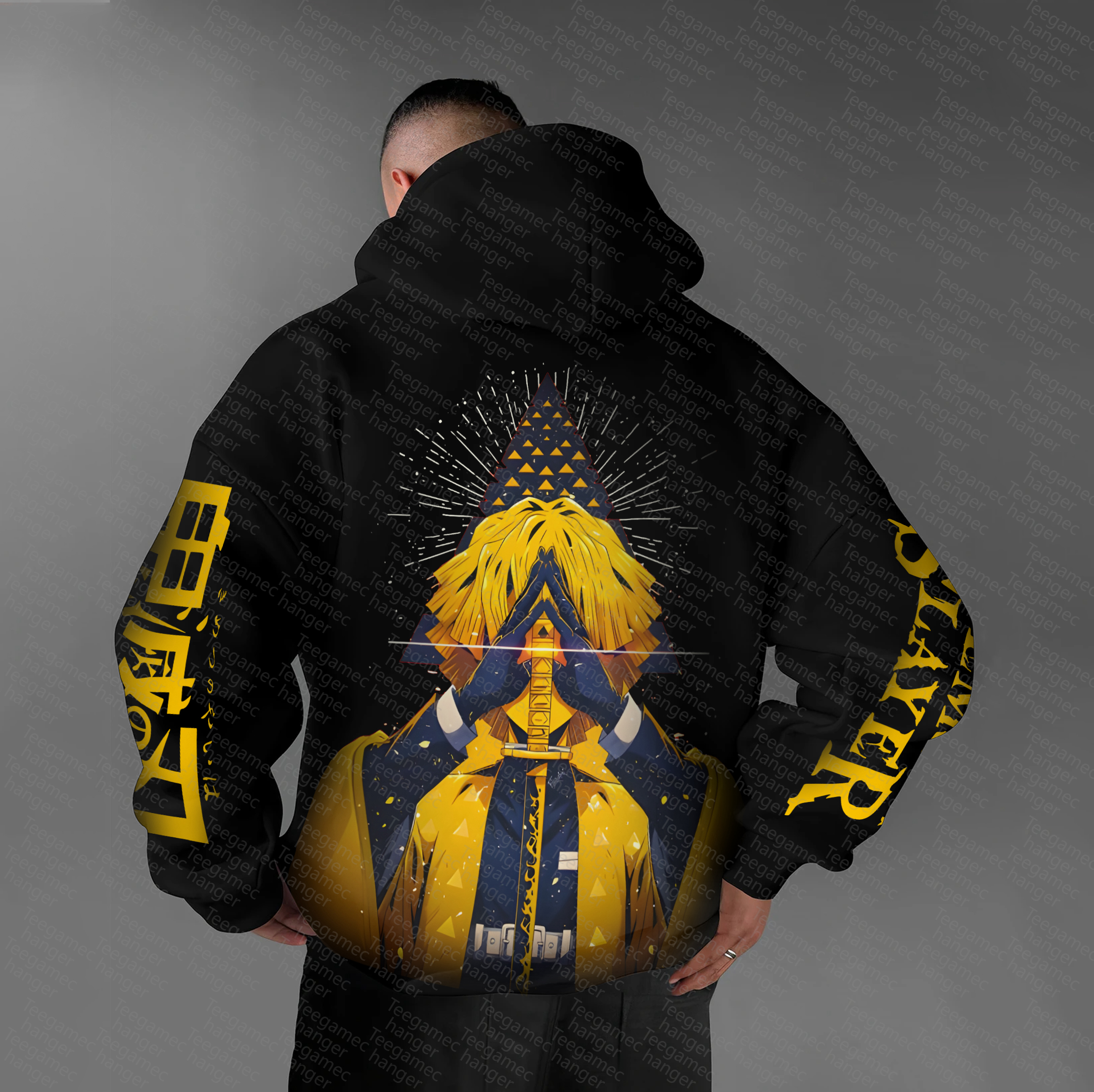 Unisex Anime Graphic Streetwear Vintage Hoodie