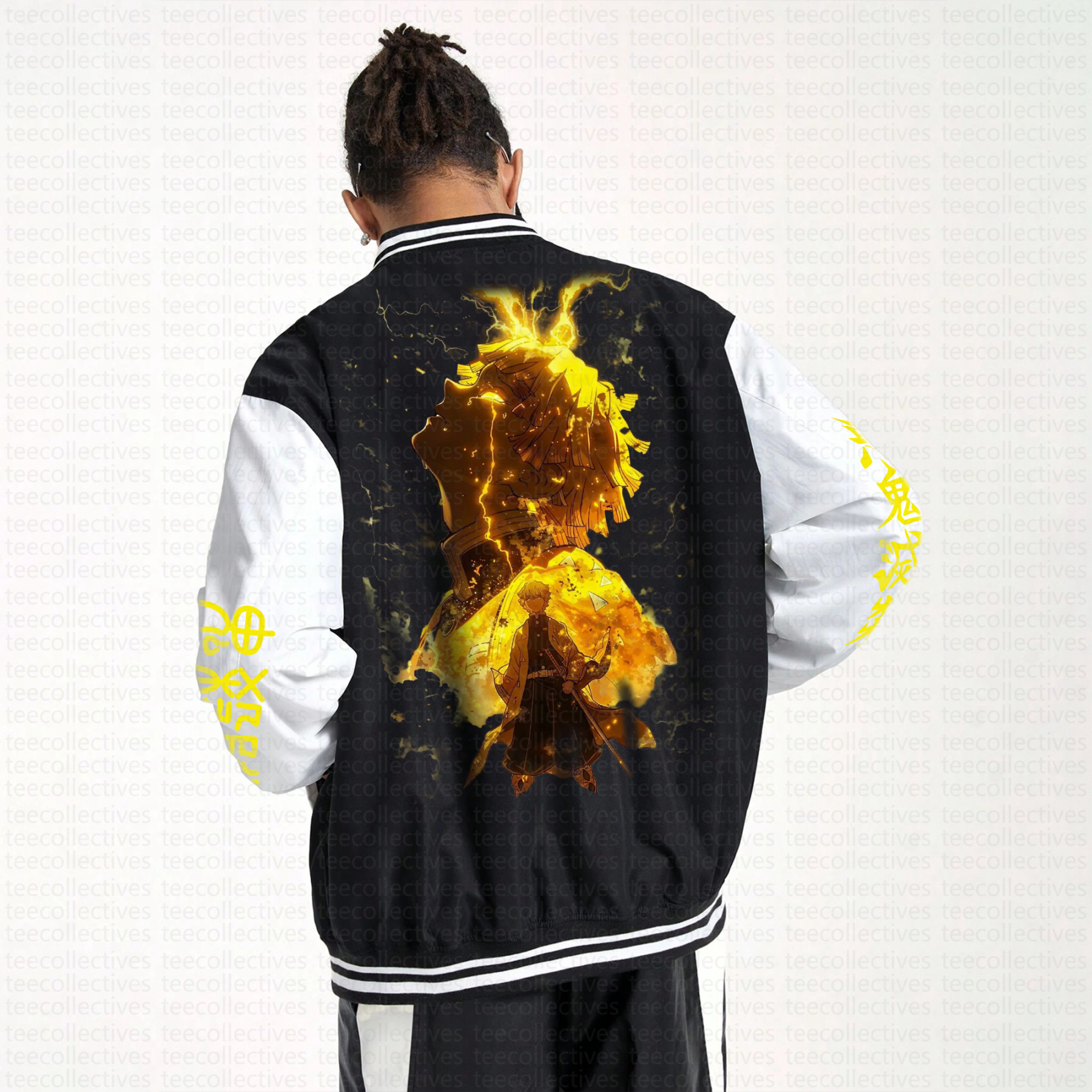 Spring And Autumn Unisex Casual Streetwear Fashion Jacket | Demon Slay