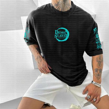 Unisex Anime Inspired Vintage T-Shirt丨Demon Slayer