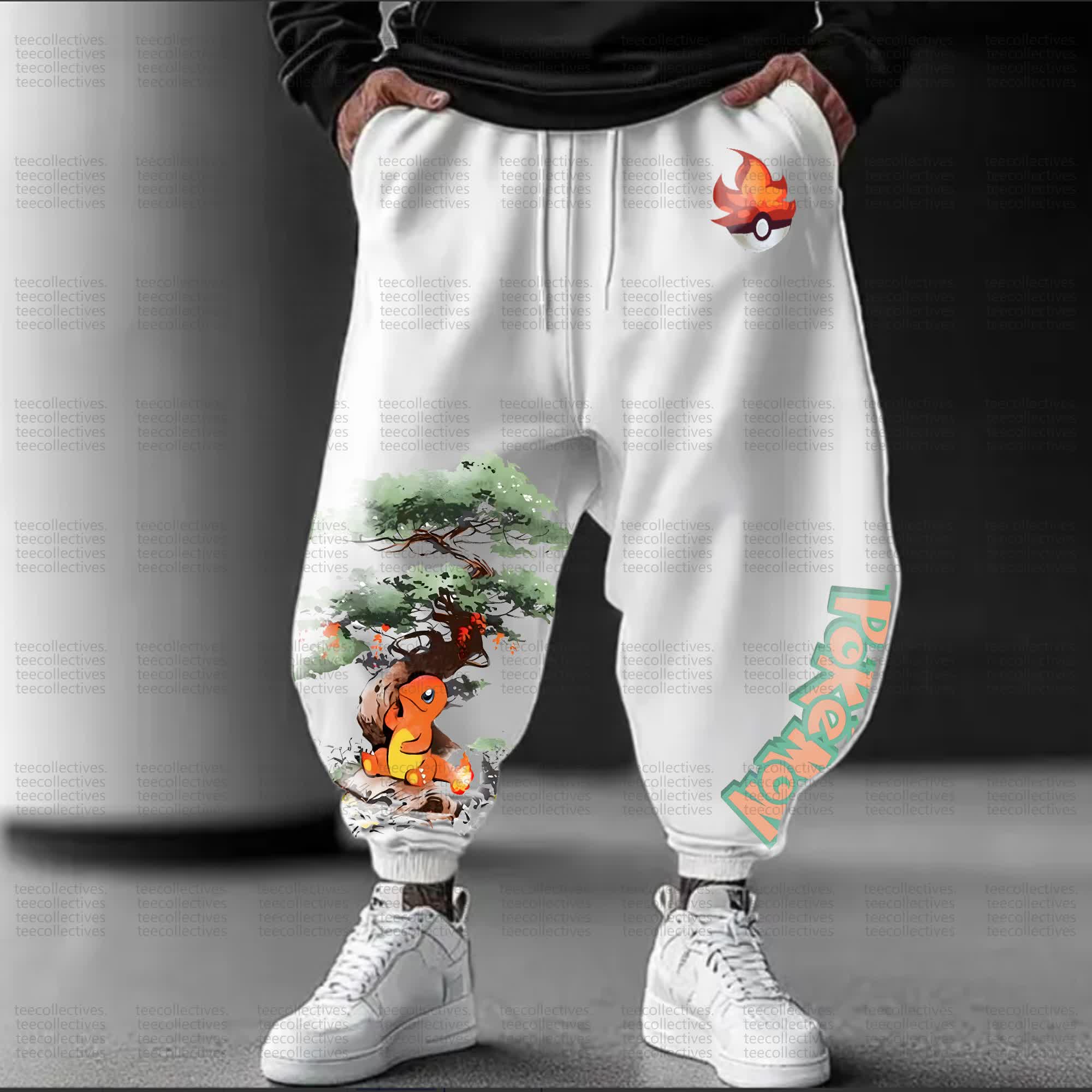 Unisex Anime Inspired Vintage Pants丨Pokémon