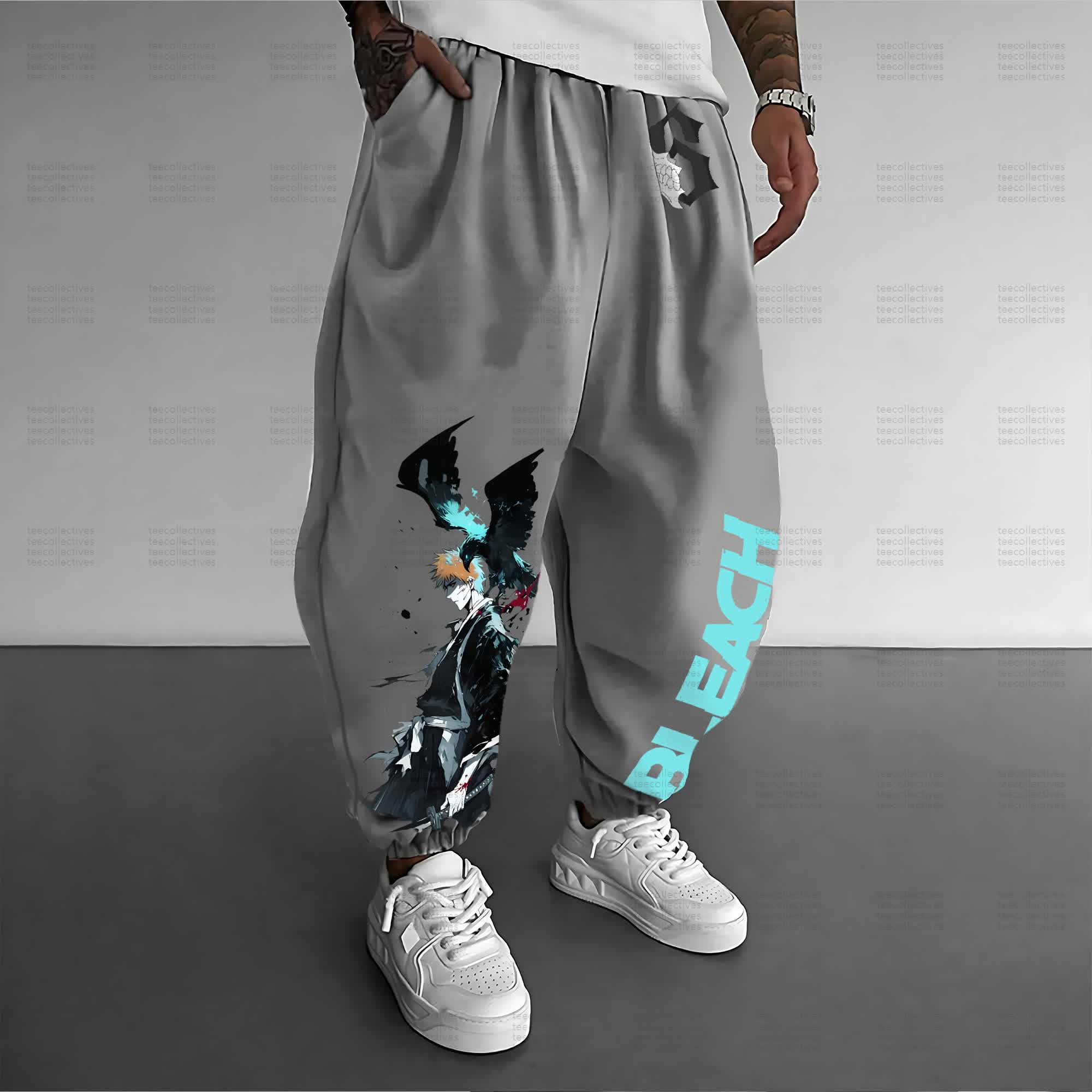 Unisex Anime Inspired Vintage Pants丨Bleach