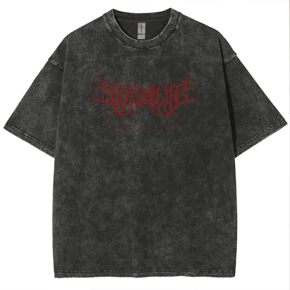 Unisex High Quality Inspired Vintage They are basically 3D Direct Injection Washed  Injection T-Shirt