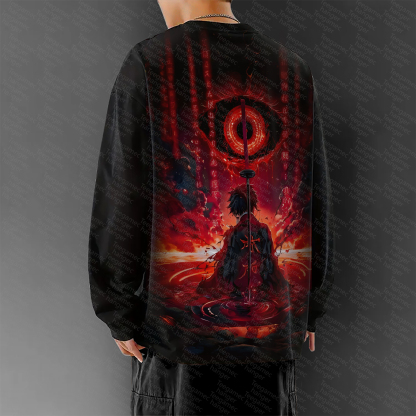 Unisex Anime Graphic Streetwear Vintage Long-Sleeved T-shirt
