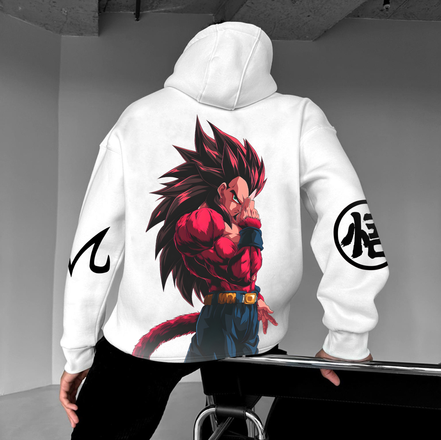 Unisex Anime Graphic Streetwear Vintage Hoodie