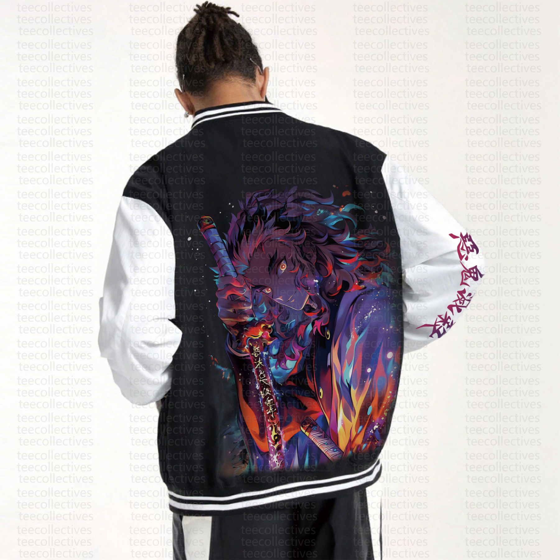 Spring And Autumn Unisex Casual Streetwear Fashion Jacket | Demon Slay