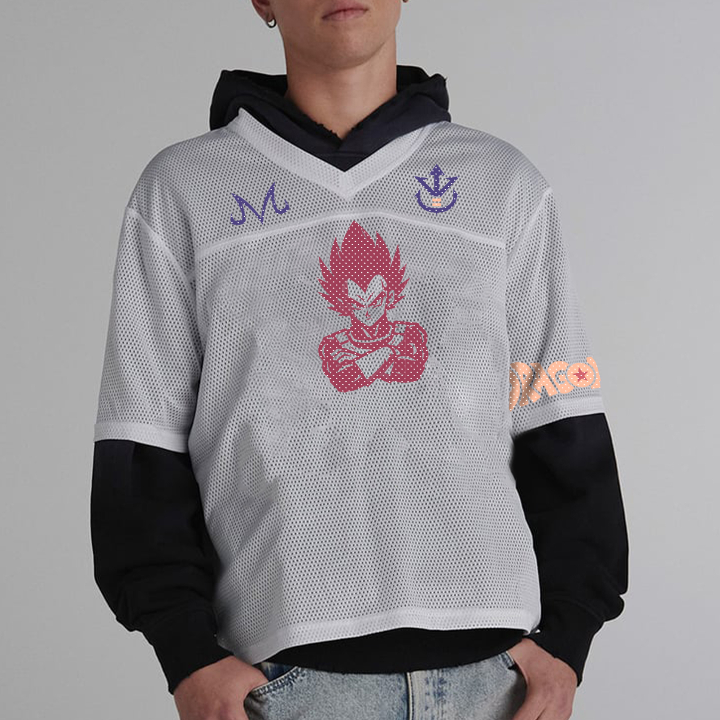 Unisex  “DRAGON BALL” Anime Style Retro I Mesh T-Shirt